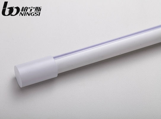 अच्छी कीमत Nordic Curtain Rod Simple White Black Silent Aluminum Alloy Roman Rod Single and Double Rod Custom Curtain Track ऑनलाइन