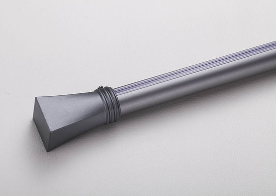 अच्छी कीमत Thickened aluminum alloy curtain pole octagonal Roman bar track double bar top mounting side mounting ring plug bracket ऑनलाइन